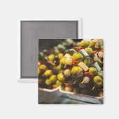Tapas aus gestopften Oliven Magnet (Vorderseite/Rückseite)