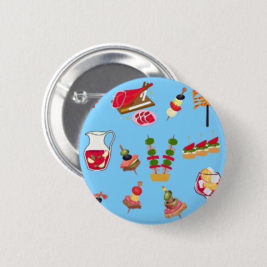 Tapas-Party Button (Vorne & Hinten)