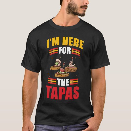 Tapas Spanish Food Spain Dishravel friend T-Shirt (Vorderseite)