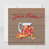 Tapas- und Sangria-Party Einladungen (Rückseite)