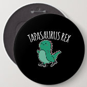 Tapasaurus Rex Stich Dance Dinosaur Dino Button (Vorne & Hinten)