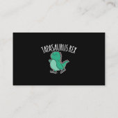 Tapasaurus Rex Stich Dance Dinosaur Dino Visitenkarte (Rückseite)