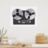 Tape Deck Recorder Poster (Küche)