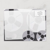 Tape Deck Recorder Postkarte (Rückseite)