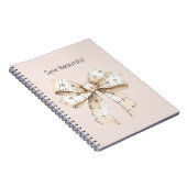 Tape Measure Bow Notizblock (Rechte Seite)