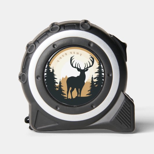Tape Measure Deer - Personalisiert - Name hinzufüg Maßband (Vorderseite)