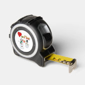Tape Measure Heart Fire Snowman Maßband (Winkel)