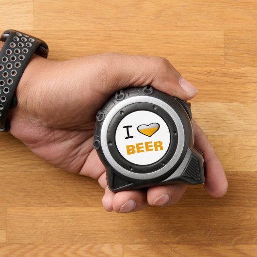 Tape Measure - I Heart Beer Maßband (Zuhause)