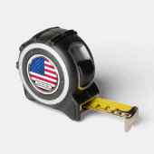 Tape Measure - Personalisierte USA Flag - Text hin Maßband (Winkel)