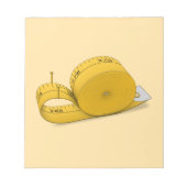 Tape Measure Snail - Notizblock (Vorderseite)