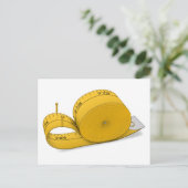 Tape Measure Snail Postkarte (Stehend Vorderseite)