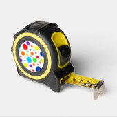 Tape-Messung mit weißem Regenbogen Maßband (Winkel)