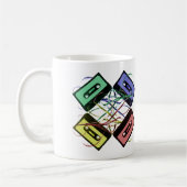 Tape Pattern-Tasse Kaffeetasse (Links)