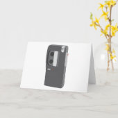 Tape Recorder ~ Retro Cassette Player Karte (Gelbe Blume)