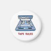 Tape Rules Magnet für Studio Recording Engineer (Vorne)