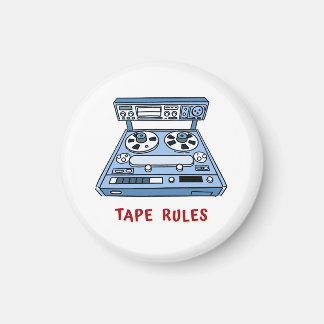 Tape Rules Magnet für Studio Recording Engineer