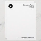 Tape Spool - Schwarz Briefkopf (Vorne/Hinten)