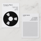 Tape Spool Visitenkarte (Vorne/Hinten)