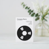 Tape Spool Visitenkarte (Stehend Vorderseite)