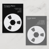 Tape Spool Visitenkarte (Vorne/Hinten)