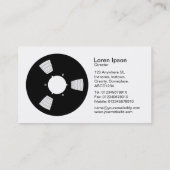 Tape Spool Visitenkarte (Rückseite)