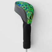 Tapeähnliche Kurven, farbige und grüne Neon oder R Golf Headcover (angewinkelt)