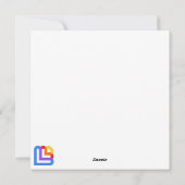 Taper:CakePops Hello From ELO2025 Feiertagskarte (Rückseite)