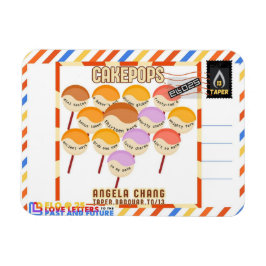 Taper:CakePops Hello From ELO2025 Magnet