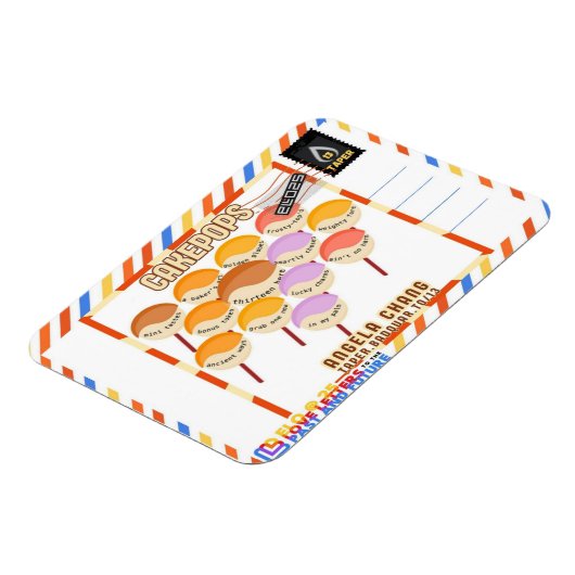 Taper:CakePops Hello From ELO2025 Magnet (Linke Seite)