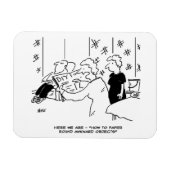 Tapering und Zuhause Decoration Cartoon Magnet (Horizontal)