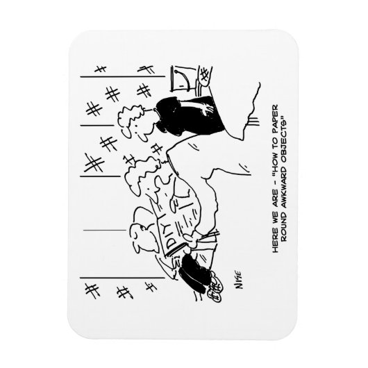 Tapering und Zuhause Decoration Cartoon Magnet (Vertikal)