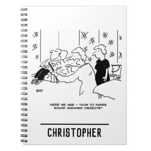 Tapering und Zuhause Decoration Cartoon Notizblock