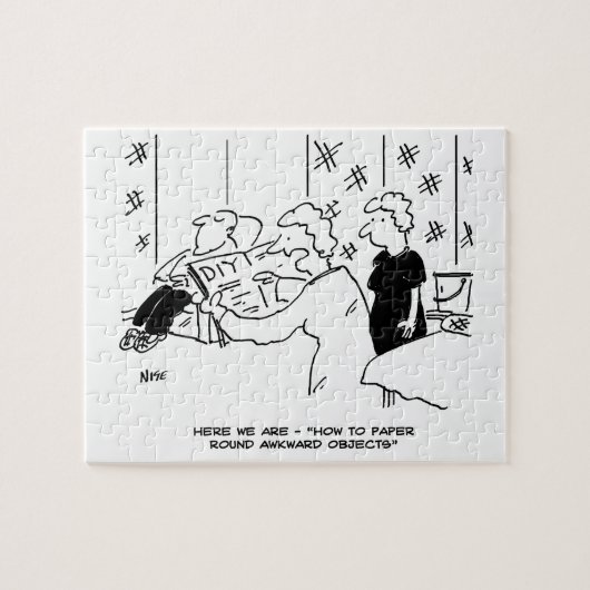 Tapering und Zuhause Decoration Cartoon Puzzle (Horizontal)