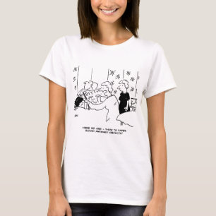 Tapering und Zuhause Decoration Cartoon T-Shirt