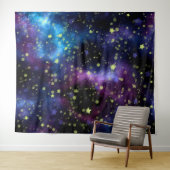 Tapestart mit Sternmustern Wandteppich (Beispiel (Horizontal))
