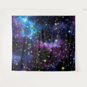 Tapestart mit Sternmustern Wandteppich (Vorderseite (Horizontal))