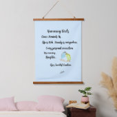 Tapestes mit Holztäfelung:Humming Vögel Wandteppich Mit Holzrahmen (Schlafzimmer)