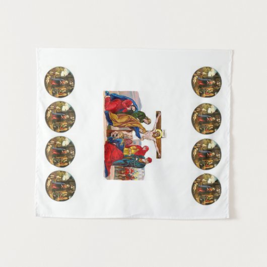 Tapestries Jesus Wandteppich (Vorderseite (Horizontal))