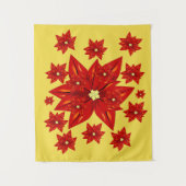 Tapestries Poinsettia Wandteppich (Vorderseite)