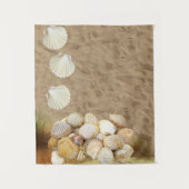 Tapestries Sand Beach Clams Wandteppich (Vorderseite)