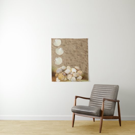 Tapestries Sand Beach Clams Wandteppich (Beispiel)