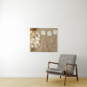 Tapestries Sand Beach Clams Wandteppich (Beispiel (Horizontal))