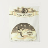 Tapestries Snowman Wandteppich (Vorderseite)