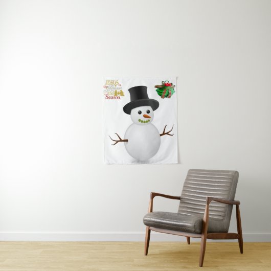 Tapestries Snowman Wandteppich (Beispiel)