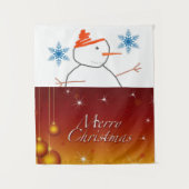 Tapestries Snowman Wandteppich (Vorderseite)