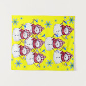 Tapestries Snowman Wandteppich (Vorderseite (Horizontal))