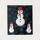 Tapestries Snowman Wandteppich (Vorderseite)