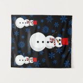 Tapestries Snowman Wandteppich (Vorderseite (Horizontal))