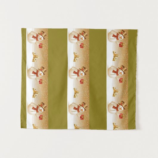 Tapestries Snowman Wandteppich (Vorderseite (Horizontal))