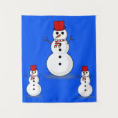 Tapestries Snowman Wandteppich (Vorderseite)